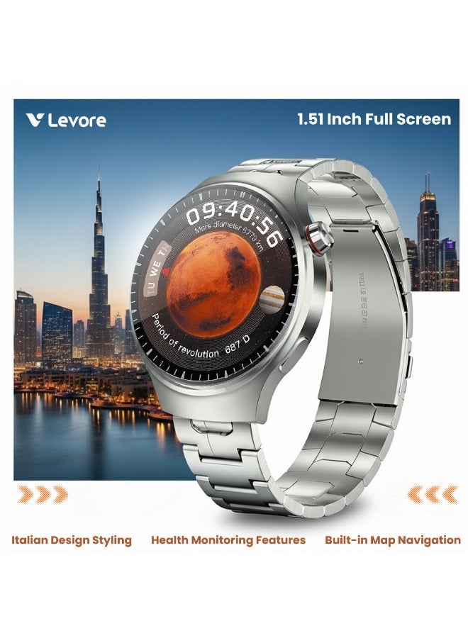 ليفور ساعة LEVORE الرائدة الذكية ذات الشاشة الكاملة - Image 4